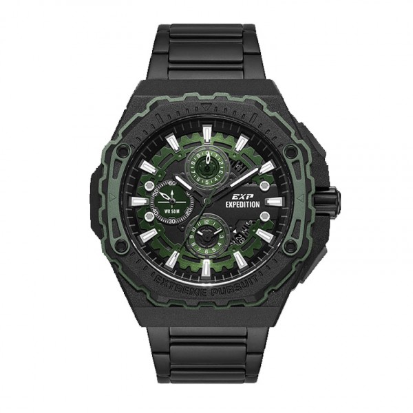 Expedition 6824 Full Green MCBIPGN Special Edition Bonus Leather Strap